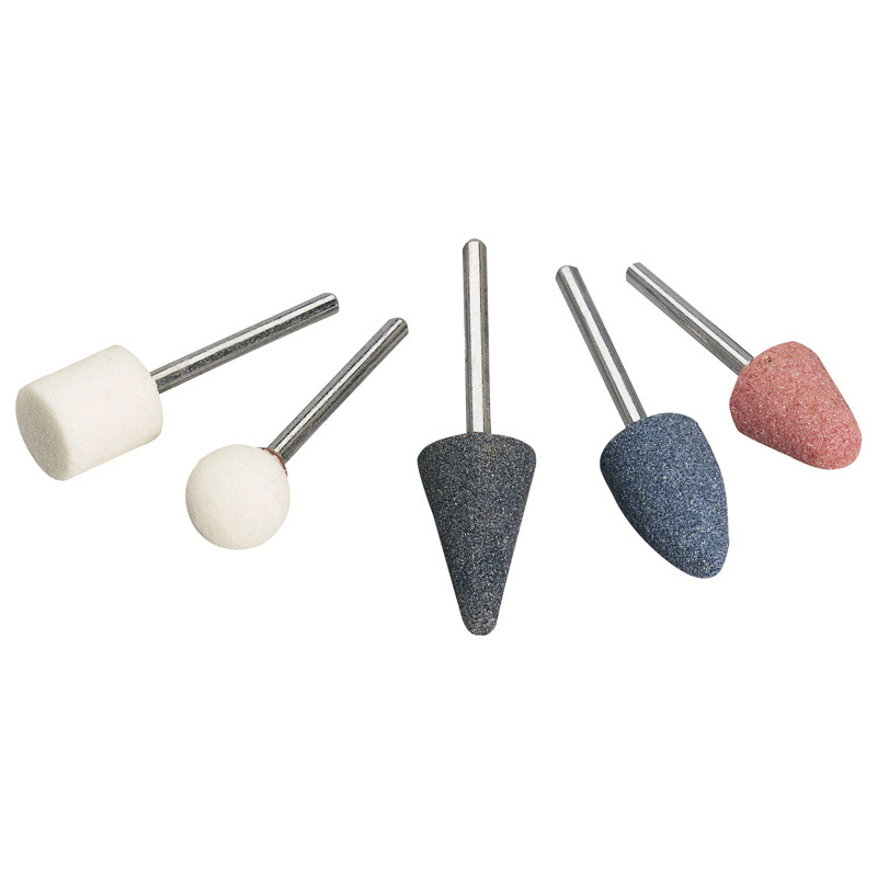 6mmx45mm Diamond Coated Tapered Shape Grinding Mandrel Mounted Points