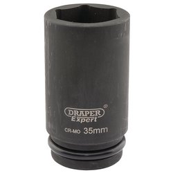 Draper Hi-TORQ® Deep Impact Socket, 3/4" Sq. Dr., 35mm