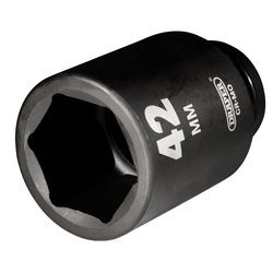 Draper Hi-TORQ® Deep Impact Socket, 3/4" Sq. Dr., 42mm