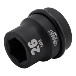 Draper Hi-TORQ® Impact Socket, 1" Sq. Dr., 26mm
