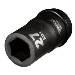 Draper Hi-TORQ® Deep Impact Socket, 1" Sq. Dr., 27mm