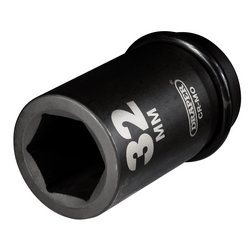 Draper Hi-TORQ® Deep Impact Socket, 1" Sq. Dr., 32mm