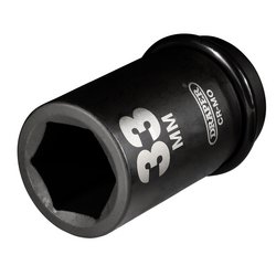 Draper Hi-TORQ® Deep Impact Socket, 1" Sq. Dr., 33mm