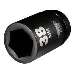 Draper Hi-TORQ® Deep Impact Socket, 1" Sq. Dr., 38mm
