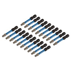 Draper Expert TX-STAR® Impact Screwdriver Bits, T25 x 50mm, 1/4" Hex (Pack of 20)