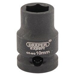 Draper HI-TORQ® 6 Point Impact Socket, 3/8" Sq. Dr., 10mm