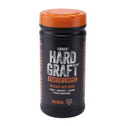 Draper Hard Graft Painters Wipes (Tub of 80)