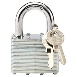 Laminated Steel Padlock, 50 x 31mm