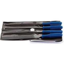 Warding File Set with Handles, 100mm (4 Piece)
