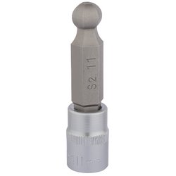 Draper Expert Ball End Hexagonal Socket Bits, 3/8" Sq. Dr., 11mm