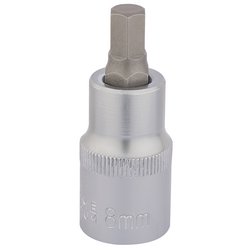Draper Expert Hexagonal Socket Bits, 1/2" Sq. Dr., 8mm