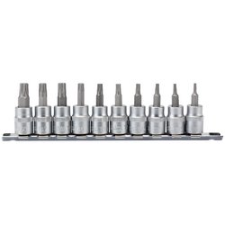 Draper Expert TX-STAR® Socket Bit Set, 3/8" Sq. Dr., 48mm (10 Piece)
