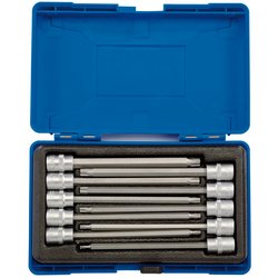 Draper Expert TX-STAR® Long Socket Bit Set, 3/8" Sq. Dr., 150mm (10 Piece)