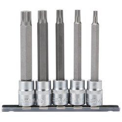 Draper Expert Spline Socket Bit Set, 3/8" Sq. Dr. (5 Piece)