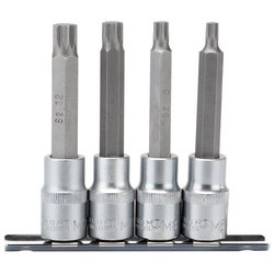 Draper Expert Spline Socket Bit Set, 1/2" Sq. Dr. (4 Piece)