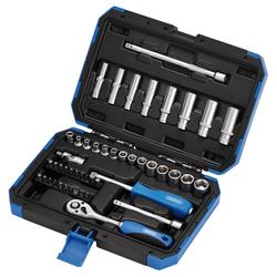 Metric Socket Set, 1/4" Sq. Dr. (47 Piece)