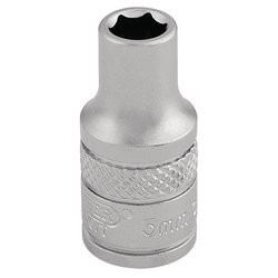 Draper Expert Socket, 1/4" Sq. Dr., 5mm