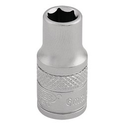 Draper Expert Socket, 1/4" Sq. Dr., 6mm