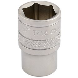 Draper Expert Imperial Socket, 1/4" Sq. Dr., 7/16"