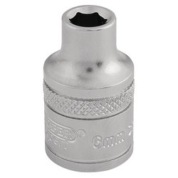 Draper Expert 6 Point Metric Socket, 3/8" Sq. Dr., 6mm