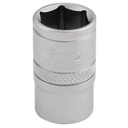 Draper Expert 6 Point Metric Socket, 3/8" Sq. Dr., 12mm