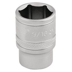Draper Expert 6 Point Imperial Socket, 3/8" Sq. Dr., 9/16"