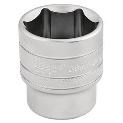 Draper Expert 6 Point Metric Socket, 1/2" Sq. Dr., 30mm