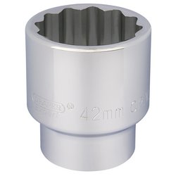 Draper Expert 12 Point Socket, 3/4" Sq. Dr., 42mm