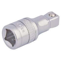 Draper Expert Satin Chrome Wobble Extension Bar, 3/8" Sq. Dr., 45mm