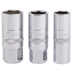 Draper Expert Spark Plug Socket Set, 1/2" Sq. Dr. (3 Piece)