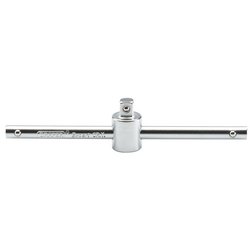 Draper Expert Satin Chrome Sliding T Bar, 1/4" Sq. Dr.