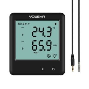 YDP-20E Large Display PDF Temperature & Humidity Data Logger, External Probe