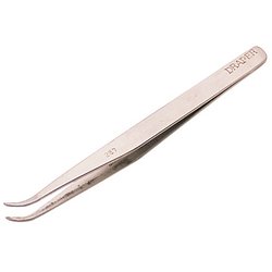 Fine Point Curved Tweezers, 120mm