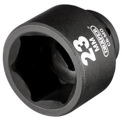 Draper Hi-TORQ® Impact Socket, 3/8" Sq. Dr., 23mm