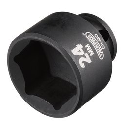 Draper HI-TORQ® Metric Impact Socket, 3/8" Sq. Dr., 24mm