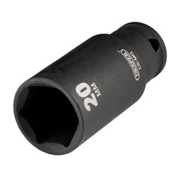 Draper HI-TORQ® Metric Deep Impact Socket, 3/8" Sq. Dr., 20mm