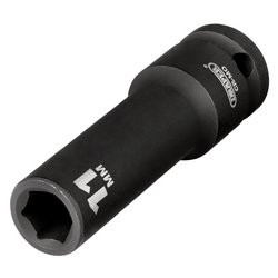 Draper Hi-TORQ® Deep Impact Socket, 1/2" Sq. Dr., 11mm