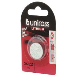 Uniross Lithium Coin Cell CR2025 Battery