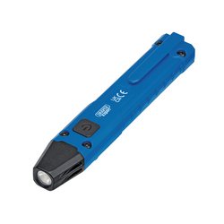 Draper Expert SMD LED Wireless/USB Rechargeable Pen Light, 5W, 250 Lumens, USB-C Cable Supplied