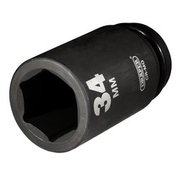 Draper Hi-TORQ® Deep Impact Socket, 3/4" Sq. Dr., 34mm