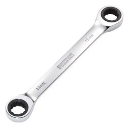 Draper HI-TORQ® Metric Double Ratchet Ring Spanner, 14 x 15mm