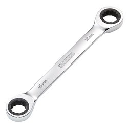 Draper HI-TORQ® Metric Double Ratchet Ring Spanner, 16 x 18mm