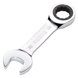 Draper HI-TORQ® Metric Stubby Ratchet Combination Spanner, 18mm