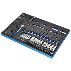 BUNKER® Socket Set, 3/8" Sq. Dr. in EVA Foam Inlay