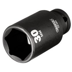 Draper HI-TORQ® Deep Impact Socket, 1/2" Sq. Dr., 30mm