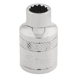 Draper Expert HI-TORQ® 12 Point Socket, 3/8" Sq. Dr., 7mm