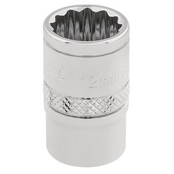 Draper Expert HI-TORQ® 12 Point Socket, 3/8" Sq. Dr., 12mm