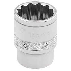 Draper Expert HI-TORQ® 12 Point Socket, 3/8" Sq. Dr., 16mm