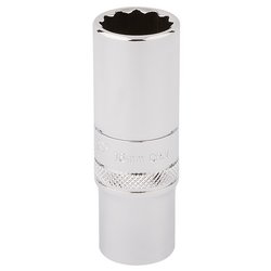 Draper Expert HI-TORQ® 12 Point Deep Socket, 3/8" Sq. Dr., 16mm
