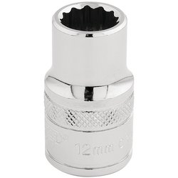 Draper Expert HI-TORQ® 12 Point Socket, 1/2" Sq. Dr., 12mm